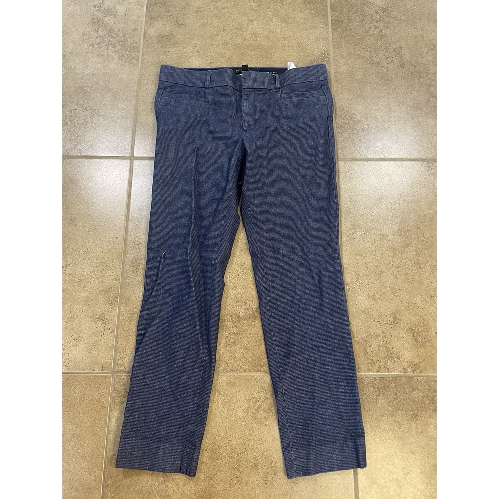 Banana Republic Women's Size 4 Sloan Blue Career Business Casual Pants